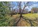 Expansive backyard with lush greenery and mature trees, offering a serene and private outdoor space at 1106 Aycock Ave, Burlington, NC 27215