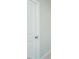 Detail of a clean, white bedroom door with modern hardware at 133 Ambergate Ct, Rocky Mount, NC 27804