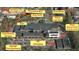 Aerial view of community amenities, including pool, dog park, and community garden at 1535 Caraleigh Mills Ct # 105, Raleigh, NC 27603