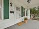 Porch area with the house number 1626, green shutters, and a welcoming entrance at 1628 Park Dr, Raleigh, NC 27605