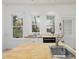Bright kitchen with butcher block counters and stainless steel sink at 1628 Park Dr, Raleigh, NC 27605