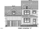 Front elevation rendering for a two story home with attached garage and covered porch at 169 Tigris Ct, Zebulon, NC 27597