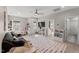 Playroom with fun carpet, natural light, and ample storage for toys at 1715 Capstone Dr, Durham, NC 27713