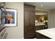 Kitchen area showcasing granite countertops and modern wood cabinetry with stainless steel hardware at 21 Wedgewood Rd, Chapel Hill, NC 27514