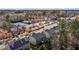 This aerial view highlights a well-maintained community, featuring landscaping, community pool, and tennis courts at 2220 Rainy Lake St, Wake Forest, NC 27587