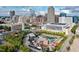 Wide aerial view showcasing the city's skyline and performing arts center at 319 Fayetteville St # 207, Raleigh, NC 27601