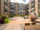 Inviting community courtyard, with landscaping and comfortable seating areas at 319 Fayetteville St # 207, Raleigh, NC 27601