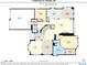 First floor floorplan showcasing layout of the home, including kitchen, living, and dining areas at 4 Teahouse Ct, Durham, NC 27707
