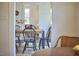 Dining area with wood table and chairs, offering a cozy and inviting space at 523 N Main St, Graham, NC 27253