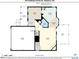 Detailed first-floor floor plan showcasing the layout of living spaces in the home at 543 Chatham Forest Dr, Pittsboro, NC 27312