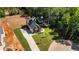 New construction home features a well-manicured lawn, concrete driveway and a charming craftsman-style facade at 65 Stream View Way, Spring Hope, NC 27882
