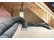 Attic with pink insulation, HVAC ductwork, and open wood framing at 65 Stream View Way, Spring Hope, NC 27882