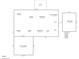 Detailed floor plan showcasing the layout of the bedrooms, kitchen, Gathering room, and garage at 65 Stream View Way, Spring Hope, NC 27882