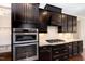 Close up of the kitchen appliances, gas cooktop, and tile backsplash at 104 Bailey Park Ct, Cary, NC 27513