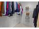 Walk-in closet with wire shelving for plenty of storage and organization at 116 Arlen Park Pl, Holly Springs, NC 27540