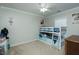Cozy bedroom with a bunk bed, playful decor, and ample natural light at 1403 Copper Cir, Mebane, NC 27302