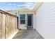 Well-maintained wooden deck with white siding and wooden fence; perfect for outdoor living at 1805 Kauri Cliffs Dr, Fuquay Varina, NC 27526