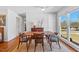 Inviting dining room with natural light, hardwood floors, and classic decor at 2330 Glascock St, Raleigh, NC 27610