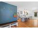 Modern kitchen featuring stainless appliances, a large island, and a sunny breakfast nook at 2330 Glascock St, Raleigh, NC 27610
