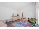 Bright living area featuring modern decor, stylish furniture, and a convenient mud room at 2330 Glascock St, Raleigh, NC 27610