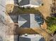 Aerial view of the house and neighborhood at 2613 Lilymount Dr, Raleigh, NC 27610