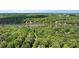 Scenic aerial view with trees and a lake highlighting the property's natural beauty at 306 Lochside Dr, Cary, NC 27518