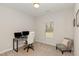 Neutral office space with two monitors, natural lighting, a comfortable chair, and carpet at 31 E Dentaires Way, Willow Springs, NC 27592