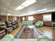 Basement with a pool table, entertainment center, and large sofas at 3680 15-501 N, Pittsboro, NC 27312