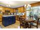 Open kitchen featuring a center island and stainless steel appliances at 3680 15-501 N, Pittsboro, NC 27312