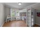 bedroom featuring a loft bed with desk, a window seat, and bright natural light at 539 N Oneil St, Clayton, NC 27520