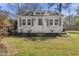 Charming outbuilding with windows, shutters, and landscaped surroundings at 5811 Shawood Dr, Raleigh, NC 27609