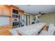 Spacious kitchen with granite counter tops and stainless steel appliances at 761 S Eighth St, Mebane, NC 27302