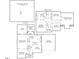 Detailed floor plan showcasing the layout of the home's living spaces and bedrooms at 7816 Tylerton Dr, Raleigh, NC 27613