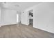 Open concept living room provides access to kitchen at 810 Cox Ave, Durham, NC 27701