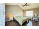 Spacious bedroom with vaulted ceilings, large window and natural light at 105 Cherry Grove Dr, Cary, NC 27519