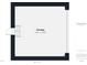 Floor plan diagram of the garage at 10836 Connally Ln, Raleigh, NC 27614