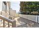 Backyard paver patio with fenced yard at 11003 Louson Pl, Raleigh, NC 27614