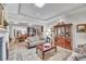 Well-lit living room showcasing fireplace and hardwood floors at 147 Glenpark Pl, Cary, NC 27511