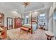 Spacious primary bedroom suite with ceiling fan, hardwood floors, and natural light at 147 Glenpark Pl, Cary, NC 27511