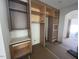 Walk-in pantry with custom shelving and cabinets, ready for organization and storage at 170 Cherry Bark Dr, Youngsville, NC 27596