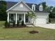 Charming two-story home featuring a well-manicured lawn and a welcoming porch at 190 Salem Village Dr, Fuquay Varina, NC 27526