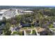 Expansive aerial shot of a neighborhood showcasing the home's location and surrounding community at 209 Ashmore Ln, Rocky Mount, NC 27804