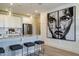 Bright kitchen with stainless steel appliances, stone countertops, and stylish pendant lighting at 2469 Englemann Dr # 366, New Hill, NC 27562