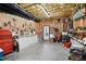 Well-organized garage space, offering ample storage and organization for tools and equipment at 2613 Forest Lake Ct, Wake Forest, NC 27587