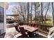 Expansive deck with outdoor dining area, a pergola, and space for entertaining at 2900 London Bell Dr, Raleigh, NC 27614