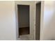 Doorway into closet and room; construction in progress at 4013 Kingcraig Ln, Zebulon, NC 27597