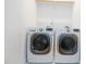 Convenient laundry room with a pair of modern, front-load LG washer and dryer sets at 402 Chavis Way, Raleigh, NC 27601