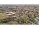 An aerial shot captures the neighborhood's close-knit community feel at 529 Hillcrest Ave, Burlington, NC 27215