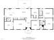 Detailed floor plan showcasing the layout with measurements of each room including the kitchen and bedrooms at 5812 Timber Ridge Dr, Raleigh, NC 27609