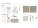 Selection of kitchen and bathroom finishes with flooring and paint samples at 6000 Enclosure Way, Durham, NC 27703